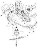 Part Location Diagram of 539110410 Husqvarna Belt, 42" Deck