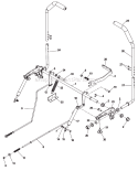 Part Location Diagram of 539110338 Husqvarna CONTROL LEVER