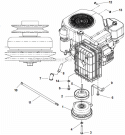 Page I Diagram and Parts List for CZ4815  Husqvarna Lawn Mower