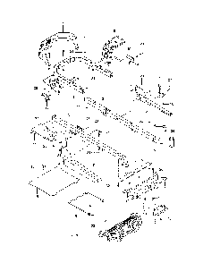 Frame Diagram and Parts List for 967262401-00  Husqvarna Lawn Mower
