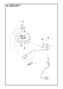 Part Location Diagram of 585074002 Husqvarna Ignition Module