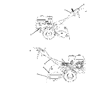 Decals Diagram and Parts List for CRTH550 (954140064B)(1999-03) Husqvarna Tiller