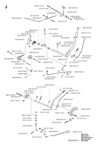 Controls Diagram and Parts List for R16 2003-01 Husqvarna Lawn Tractor