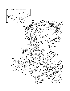 Chassis Diagram and Parts List for YTH2348-917287561  Husqvarna Lawn Tractor