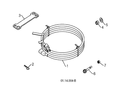 Assembly 2 Diagram and Parts List for 1830SB 2010-08 Husqvarna Snow Blower