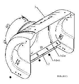 Auger Housing And Impeller Diagram and Parts List for 11527SB96193006400 2010-06 Husqvarna Snow Blower