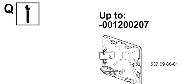 Service Updates Diagram and Parts List for 334T 20031800001-20034400000 Husqvarna Chainsaw