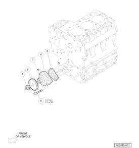 Part Location Diagram of 603001246 Husqvarna Gear, Oil Pump Drive