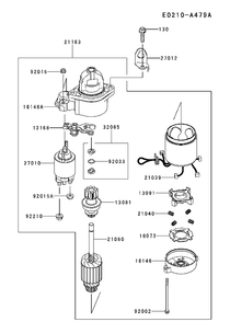 Part Location Diagram of 210392059 Husqvarna Brush