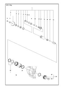 Guide Diagram and Parts List for K970IIIRING 2017-03 Husqvarna Circular Saw