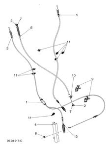 Part Location Diagram of 589289801 Husqvarna Cable Assembly