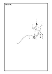 Controls Diagram and Parts List for R318X 2023 Husqvarna Lawn Tractor