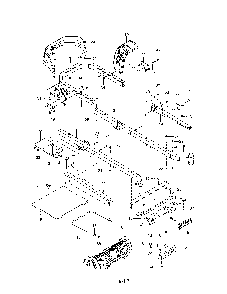 Frame Diagram and Parts List for 967323901-00  Husqvarna Lawn Mower