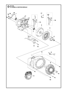 Part Location Diagram of 590637701 Husqvarna Sensor