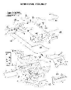 Frame Diagram and Parts List for SC18 (968981201)(2005-12) Husqvarna Dethatcher