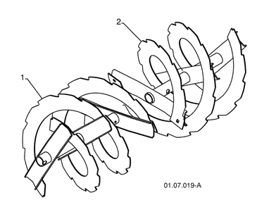 Auger Housing / Impeller Assembly 4 Diagram and Parts List for 1830SB (96193005000)(2009-08) Husqvarna Snow Blower