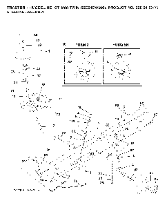 Steering Diagram and Parts List for CTH200TWIN (96061022600)(2007-10) Husqvarna Lawn Tractor