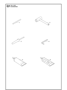 Accessories 2 Diagram and Parts List for 223R 2011 Husqvarna Brush Cutter