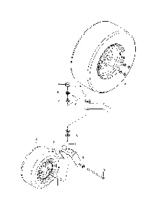 Wheels & tires Diagram and Parts List for 967334101-00  Husqvarna Lawn Mower