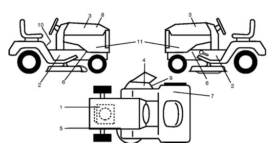 Part Location Diagram of 587407201 Husqvarna Decal
