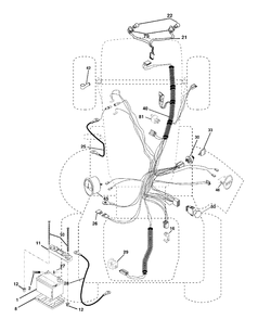 Electrical Diagram and Parts List for GTH2548 (LOGT25H48A)(954572134)(2004-01) Husqvarna Lawn Tractor