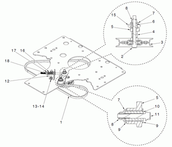 Drive Diagram and Parts List for Z460XS (970497202-00)(2020-10) Husqvarna Lawn Tractor