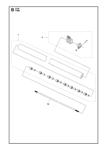 Tube Diagram and Parts List for 333RMARKII (967967902)(2020-08) Husqvarna Edger