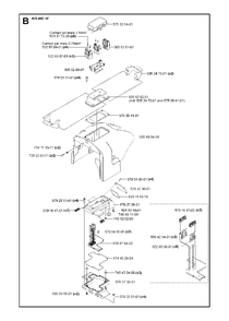 Electrical Diagram and Parts List for WS482HF (00000001275 - 20134501536)(2012-07) Husqvarna Circular Saw