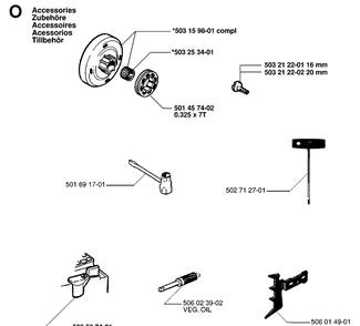 Part Location Diagram of 503212201 Husqvarna Screw Slpant