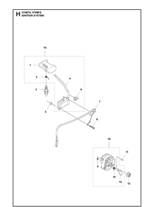 Part Location Diagram of 598472001 Husqvarna Coil