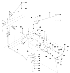 Part Location Diagram of 516036301 Husqvarna BRACKET, BRAKE