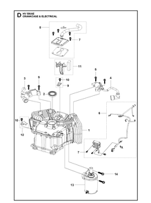 Part Location Diagram of 599596801 Husqvarna Oil seal