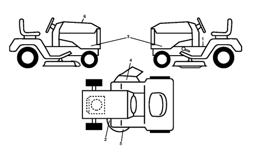 Decals Diagram and Parts List for TS146XK (96043032800)(2021-01) Husqvarna Lawn Tractor
