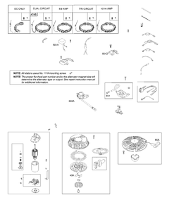 Starter Diagram and Parts List for 219807-3402-B1  Husqvarna Engine