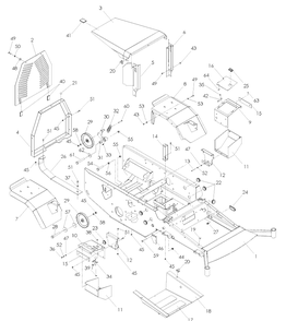 Part Location Diagram of 539110934 Husqvarna Console, support