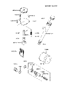 Lubrication-equipment Diagram and Parts List for YTH1542XP-96013000101  Husqvarna Lawn Tractor