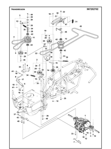 Part Location Diagram of 587977901 Husqvarna Brake kit assembly
