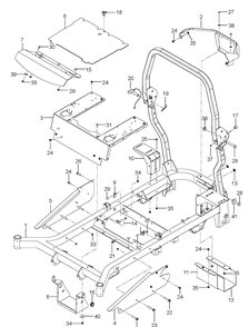 Part Location Diagram of 593634302 Husqvarna Stop