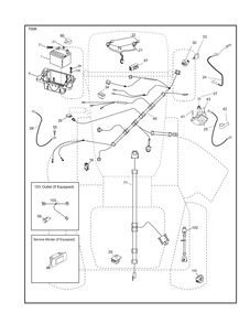 Electrical Diagram and Parts List for TS146  Husqvarna Lawn Tractor