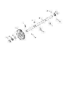 Axle shaft Diagram and Parts List for ST224-96193009602  Husqvarna Snow Blower