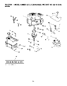 Engine Diagram and Parts List for 2042LS (96043004200)(2008-01) Husqvarna Lawn Tractor