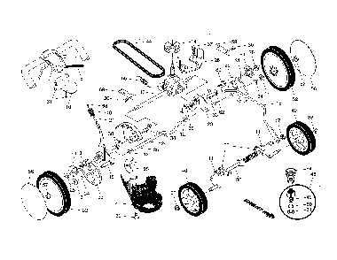 Part Location Diagram of 439077 Husqvarna Lawn mower axle bracket