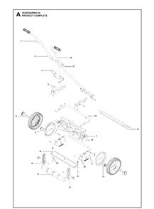 Part Location Diagram of 295646601 Husqvarna Roll Holder Left