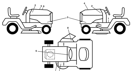 Part Location Diagram of 532425532 Husqvarna Decal, Replacement