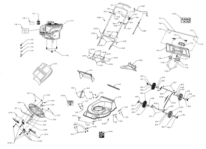 Part Location Diagram of 590372101 Husqvarna Handle