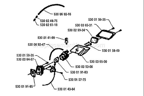 Page A Diagram and Parts List for 18H 1994-04 Husqvarna Trimmer
