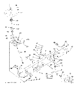 Steering Diagram and Parts List for CTH220TWIN (96061026500)(2010-01) Husqvarna Lawn Tractor