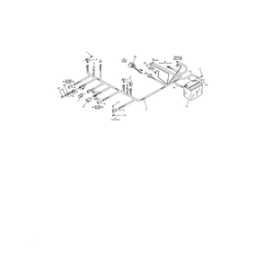 Wiring (Kohler) Diagram and Parts List for ZTHQL4221A 968999172 Husqvarna Lawn Tractor