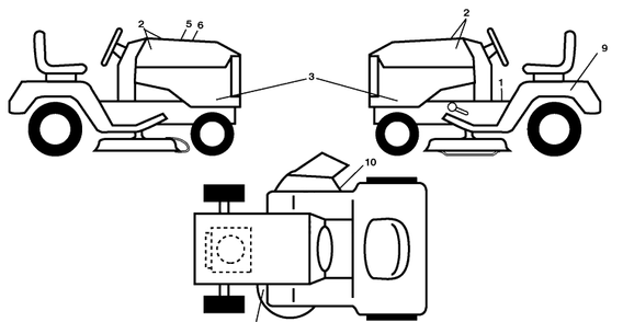 Part Location Diagram of 532434797 Husqvarna Manual, Owner's (English)