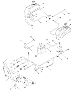 Ignition Diagram and Parts List for LZ6130 (968999675)(2008-12) Husqvarna Lawn Mower